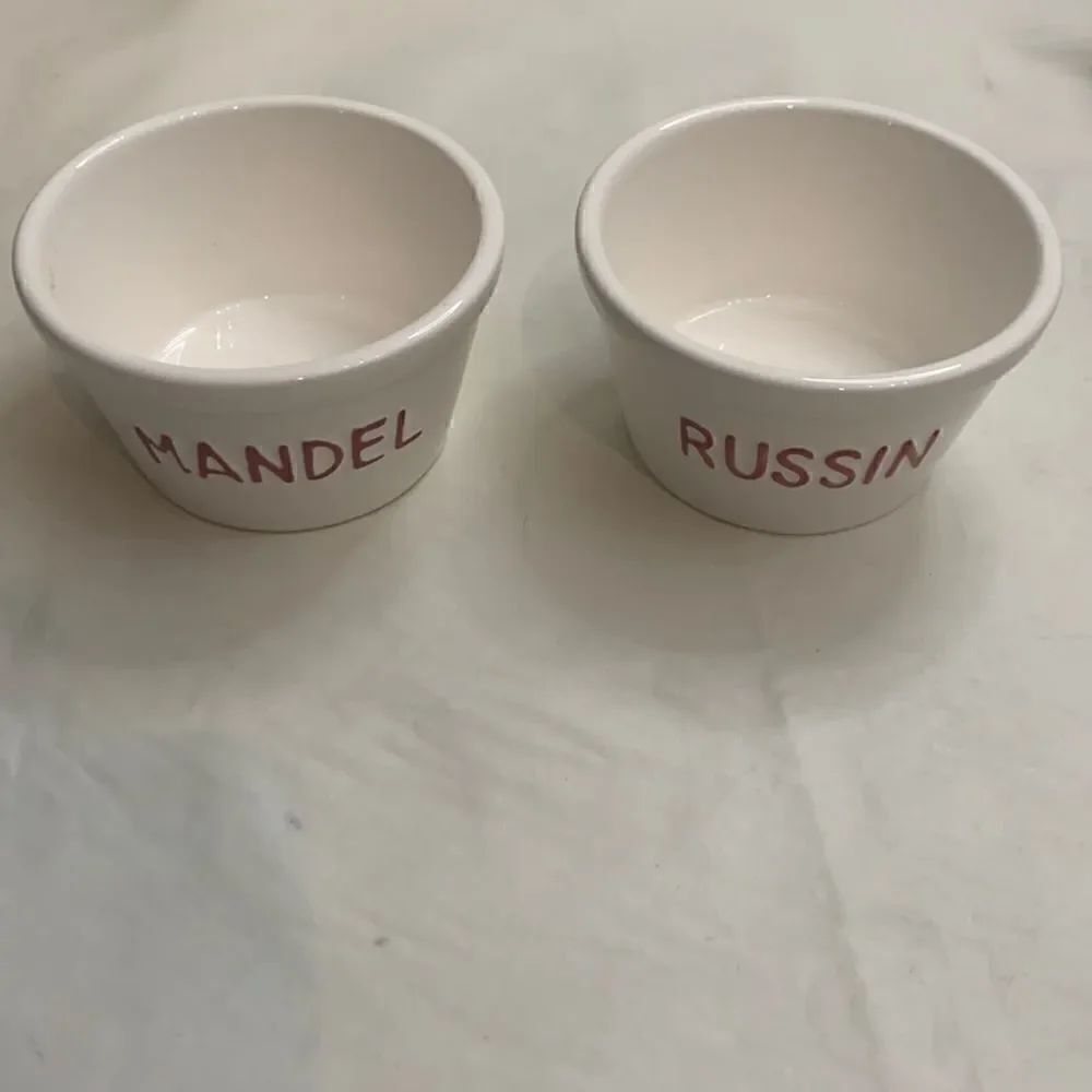 Burka Design Stockholm Dressing Ramekins Bowls Russin Mandel Set Of 2 Included